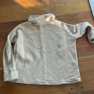 Pilcro sweater. Xl   Might have wore once. Oversized sweater tanish/yellow.